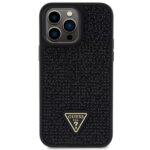 Guess GUHCP14XHDGTPK iPhone 14 Pro Max 6.7" black hardcase Rhinestone Triangle - imagine 3