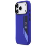 Case BMW M Silicon Vertical Logo MagSafe for iPhone 17 Pro navy - imagine 2