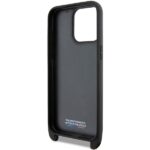Case BMW BMHCP15X23PSCCK iPhone 15 Pro Max 6.7" black hardcase M Edition Carbon Stripe & Strap - imagine 6