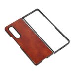 Beline Etui Leather Case Samsung Z Fold3 brązowy/brown - imagine 2