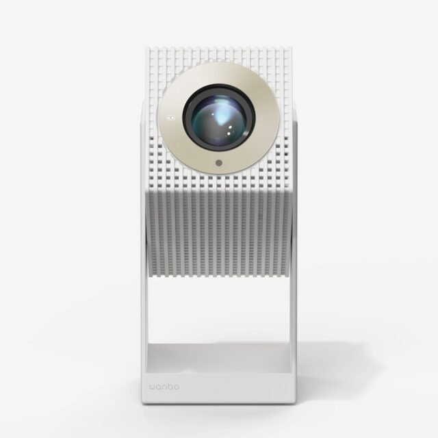 Wanbo Cube 2 Pro White | Projector | 500 ANSI, Android TV 11, Gimbal - imagine 3