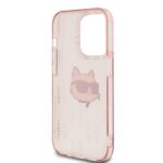 Karl Lagerfeld KLHCP13LHKLPCHP iPhone 13 Pro / 13 6.1" pink hardcase IML Choupette Head & Mono - imagine 7