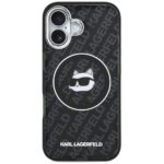 Case Karl Lagerfeld IML Choupette Head   Logo MagSafe for iPhone 17 black - imagine 3