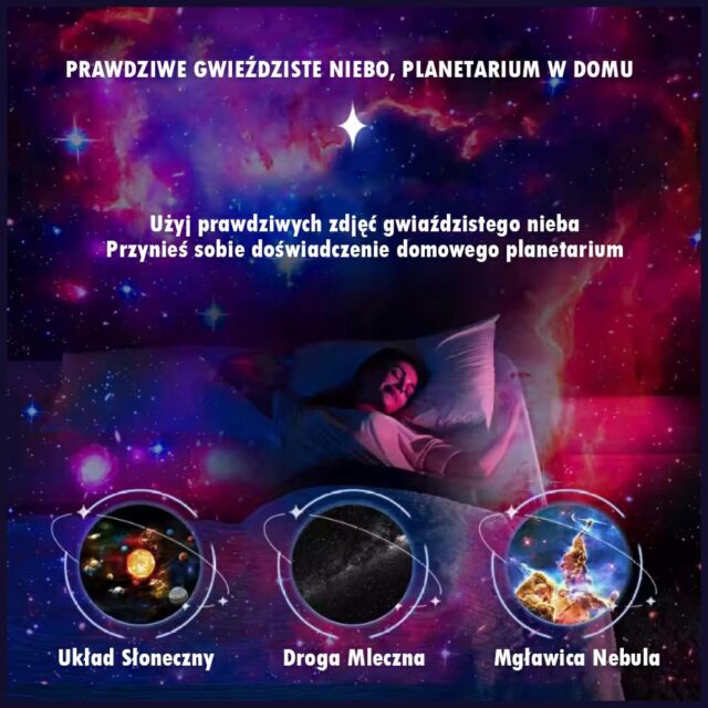 MajesticLine Galaxy projector white - imagine 5