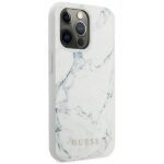 Guess GUHCP13LPCUMAWH iPhone 13 Pro / 136,1" white hardcase Marble - imagine 4