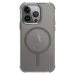 UNIQ Combat iPhone 15 Pro 6.1" Magclick Charging Case frost grey