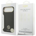 Case Guess Grained Strass Logo MagSafe for iPhone Air black - imagine 8