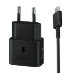 Samsung EP-T2510XB 25W Fast Charge + USB-C/USB-C cable black charger - imagine 2