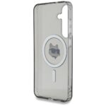 Case Karl Lagerfeld Button Choupette Head Printed Logo MagSafe Samsung Galaxy S25+ black - imagine 7