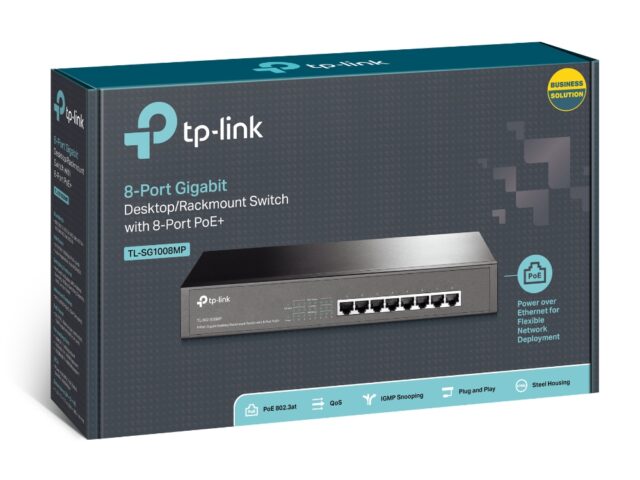 TP-Link TL-SG1008MP | Switch | 8x RJ45 1000Mb/s, 8x PoE+, 126W, Desktop/Rack - imagine 4