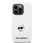 Karl Lagerfeld KLHCP14XSNCHBCH iPhone 14 Pro Max 6,7" hardcase white Silicone Choupette - imagine 3