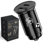 Extralink Smart Life Car charger | 38W, 1x USB-C, 1x USB-A | Black