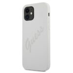 Guess GUHCP12SLSVSCR iPhone 12 mini 5,4" cream hardcase Script Vintage - imagine 2
