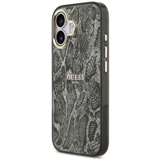 Guess Python Pattern MagSafe Case for iPhone 17 Black - imagine 2