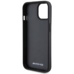 AMG AMHCP15MGSEBK iPhone 15 Plus / 14 Plus 6.7" black hardcase with Leather Debossed Lines - imagine 7