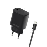 Beline Charger 1x USB-C 20W + lightning cable black /black PD 3.0 BLNCB20L
