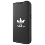 Adidas OR Booklet Case BASIC iPhone 14/ 15 / 13 6.1" black white 50181 - imagine 3