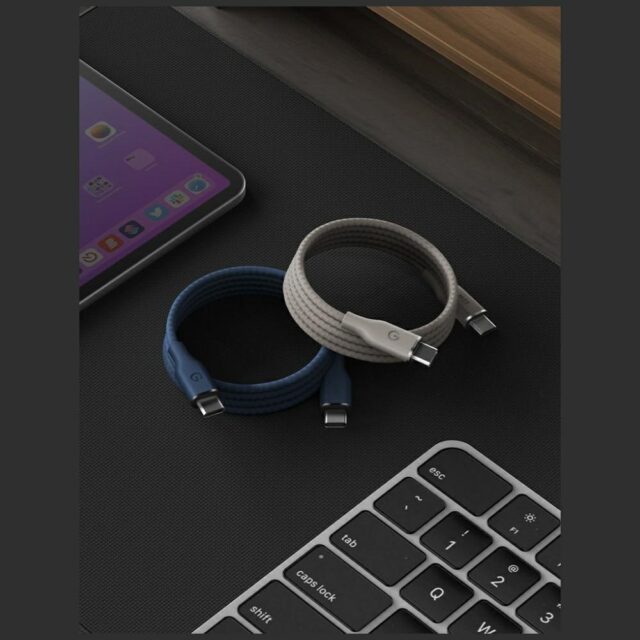 Energea Helix 60 Magnetic USB-C to USB-C Cable 480Mbps 60W 1.5m black - imagine 3