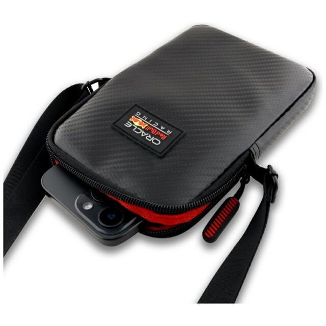 Red Bull Carbon Patch Phone Bag Black - imagine 4