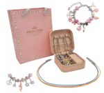 Extralink | Jewelry and Bracelet Making Kit | Charms 66 pcs + Bag
