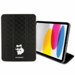 Karl Lagerfeld KLFC11SAKHPCK iPad 10.9"Folio Magnet Allover Cover black Saffiano Monogram Cho - imagine 5