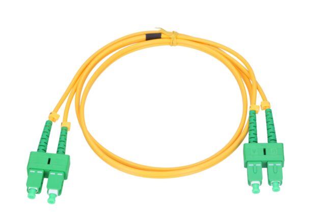 Extralink SC/APC-SC/APC | Patchcord | Single Mode, Duplex, G657A, 3mm, 1m - imagine 2