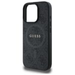 Guess GUHMP16XG4GFRK iPhone 16 Pro Max 6.9" black hardcase 4G Ring Classic Logo MagSafe - imagine 6