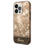 Guess GUHCP14LHGPLHC iPhone 14 Pro 6,1" ochre hardcase Porcelain Collection - imagine 2