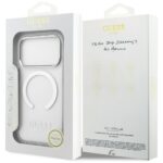 Guess Metal Outline MagSafe case for iPhone 17 Pro silver - imagine 8