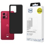 3MK Matt Case for Motorola Moto G84 5G black