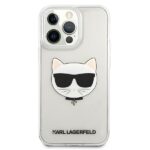 Karl Lagerfeld KLHCP13XCTR iPhone 13 Pro Max 6,7" hardcase transparent Choupette Head - imagine 3