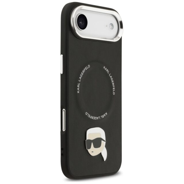 Karl Lagerfeld Karl Pin MagSafe Case for iPhone Air Black - imagine 4