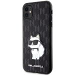 Karl Lagerfeld KLHCN61SAKHPCK iPhone 11/ Xr 6.1" black Saffiano Monogram Choupette - imagine 2