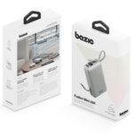 PowerBank 4in1 Bazic Fusion Mini 20000mAh cable USB-C/Lightning grey - imagine 7
