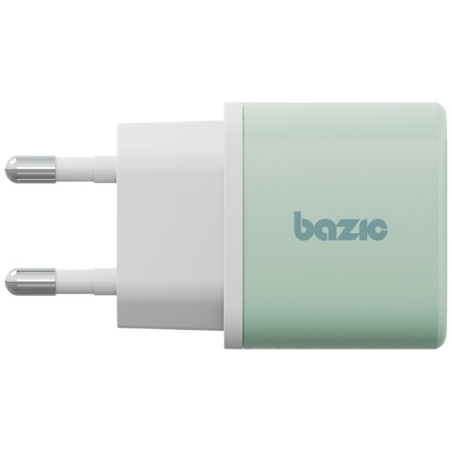Wall charger Bazic GoPort Velox Kit USB-C/USB-A GaN 35W with cable green - imagine 5