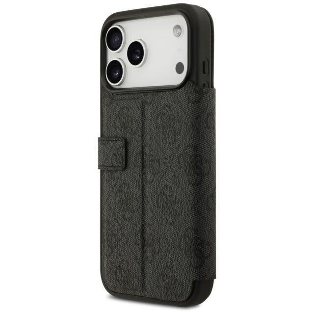 Guess Book 4G Metal Logo Case for iPhone 17 Pro Max Black - imagine 5