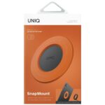 Magnetic holder UNIQ SnapMount self-adhesive orange/charcoal - imagine 6
