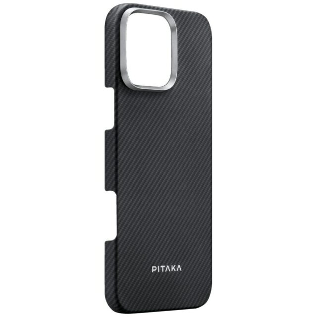 Case PITAKA Ultra-Slim MagSafe for iPhone 16 Pro black grey - imagine 5