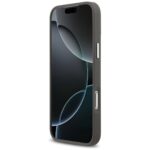 Karl Lagerfeld FW Grained Karl & Choupette Heads Pins & Logo Case for iPhone 17 Pro Max Gray - imagine 5