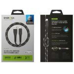 ENERGEA Nyloflex USB - Lightning Cable Charge and Sync C89 MFI 1.5m black - imagine 8