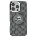 Karl Lagerfeld KLHMP16XHMCKMHK iPhone 16 Pro Max 6.9" black IML Monogram Karl&Choupette Head M - imagine 3