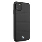 BMW BMHCN65PELBK iPhone 11 Pro Max Hard Case Black Signature Horizontal Lines - imagine 5