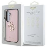 Case Guess Grained Big 4G Logo Small Classic Logo to Samsung Galaxy S25 Plus pink - imagine 8