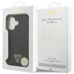 Case Guess 4G Triangle Logo MagSafe for iPhone 17 black gold - imagine 8