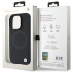 BMW BMHMP16X23RTPK iPhone 16 Pro Max 6.9" black hardcase Sign Leather Half Textured And Circle MagSa - imagine 8