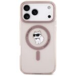 Karl Lagerfeld IML Choupette MagSafe Case for iPhone 17 Pro Max Pink - imagine 3