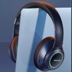 AWEI A300BL Bluetooth On-Ear Headphones Black - imagine 4