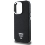 Guess GUHMP16LPGTSPSK iPhone 16 Pro 6.3" black hardcase Grained Triangle MagSafe - imagine 6