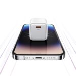 USAMS Charger 1xUSB-C PD30W 3A(only head) PD3.0 Fast Charging purple X-ron Series CC186 - imagine 4