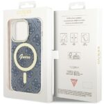 Guess GUHMP15LH4STB iPhone 15 Pro 6.1" blue hardcase IML 4G MagSafe - imagine 8